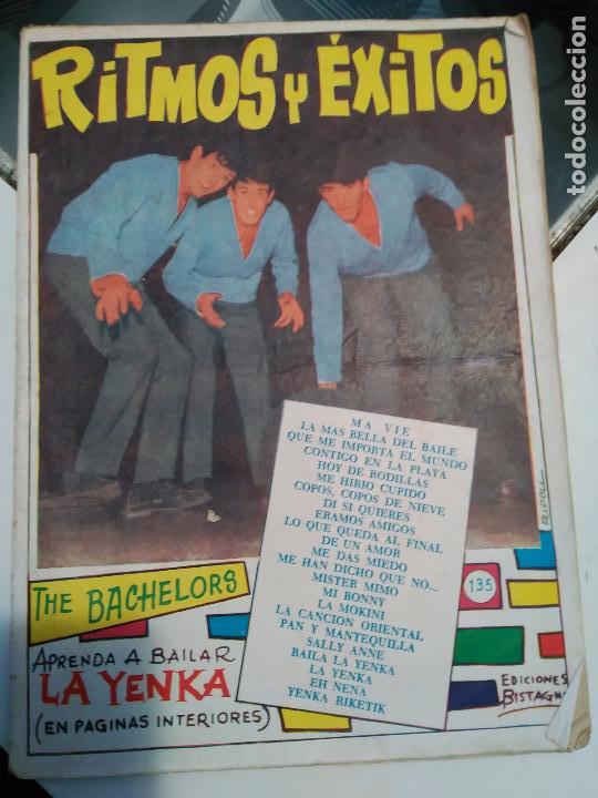 Cat&aacute;logos de M&uacute;sica: RITMOS Y EXITOS - CANCIONERO # 135 - EDICIONES BISTAGNE 1965 - THE BACHELORS - LA YENKA -