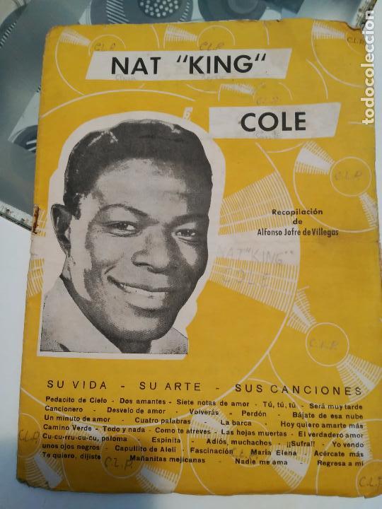 Cat&aacute;logos de M&uacute;sica: CANCIONERO - NAT KING COLE -  - EDICIONES MARAZUL - SU VIDA SU ARTE