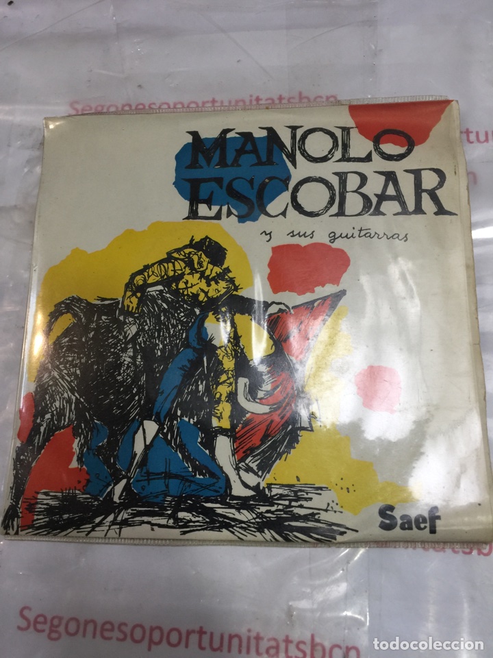 Cat&aacute;logos de m&uacute;sica: Disco vinilo Manolo Escobar. - Foto 1
