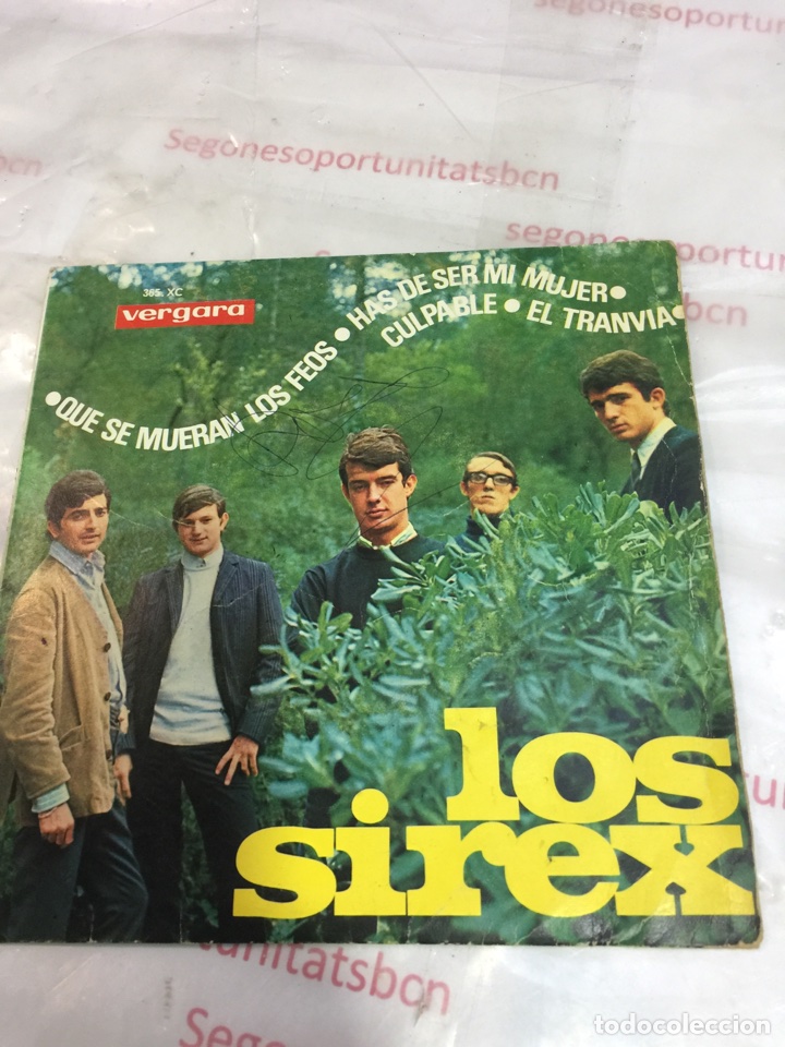 Cat&aacute;logos de m&uacute;sica: Disco vinilo. Los sirex - Foto 1