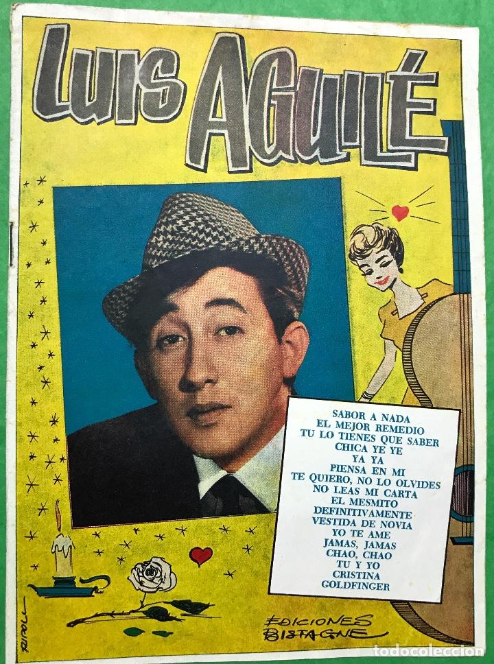 Cat&aacute;logos de M&uacute;sica: Cancionero Luis Aguil&eacute; - N&deg; 145 - Ediciones Bistagne - A&ntilde;o 1965