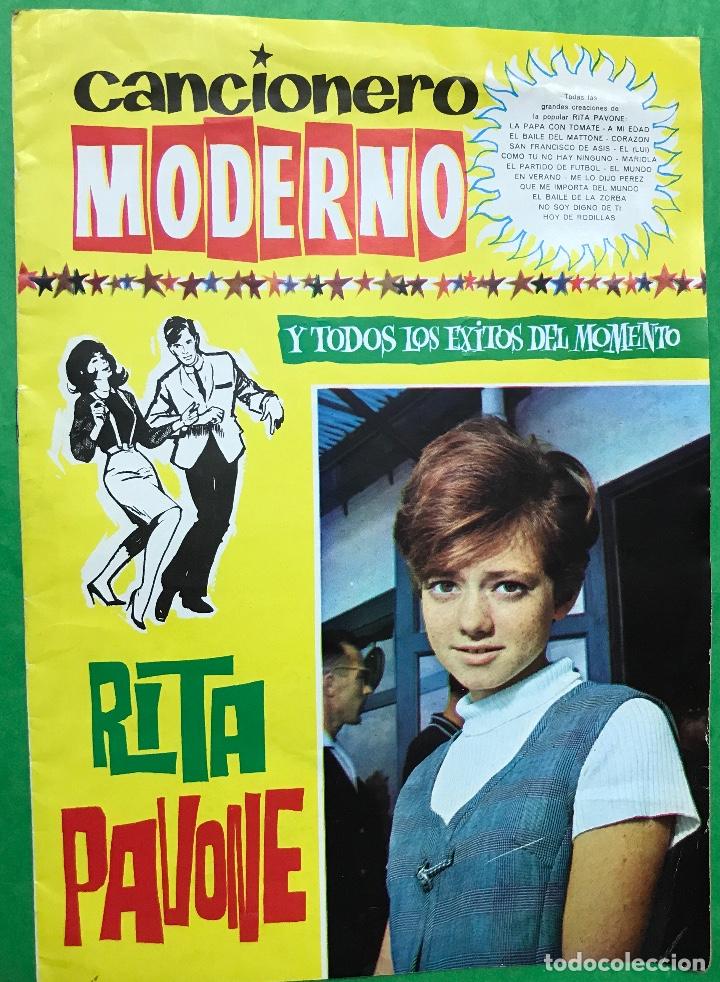 Cat&aacute;logos de M&uacute;sica: Cancionero Moderno - Rita Pavone - Ediciones Este - A&ntilde;o 1965