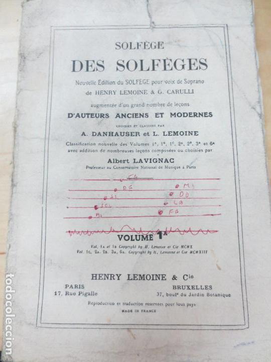 Cat&aacute;logos de M&uacute;sica: SOLFEO DE LOS SOLFEOS VOL 3&ordf; EDIT DE M&Uacute;SICAS EN SEBASTIAN A&Ntilde;O 1913