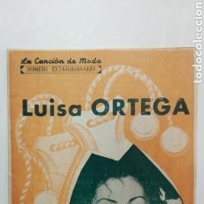Catálogos de Música: LA CANCIÓN DE MODA LUISA ORTEGA