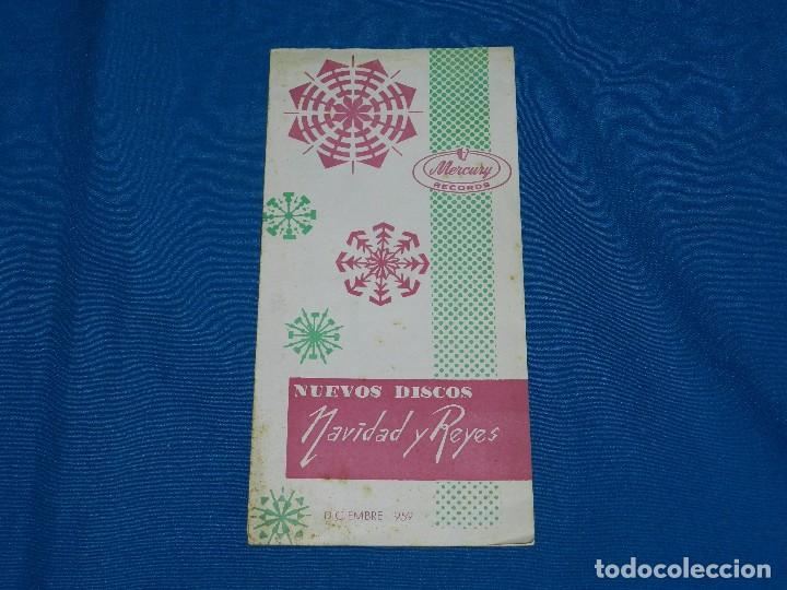 Cat&aacute;logos de M&uacute;sica: CATALOGO  DISCOS - MERCURY NUEVOS DISCOS NAVIDAD Y REYES DICIEMBRE 1959