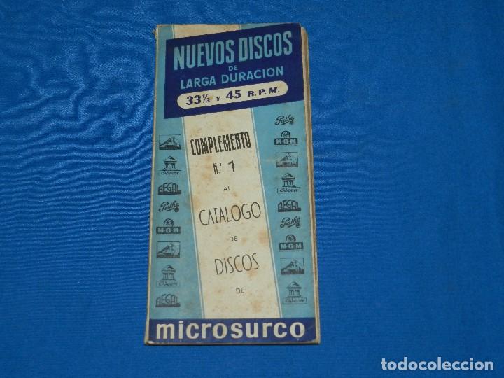Cat&aacute;logos de M&uacute;sica: CATALOGO  DISCOS - NUEVOS DISCOS DE LARA DURACION COMPLEMENTO N.1 1955, SE&Ntilde;ALES DE USO