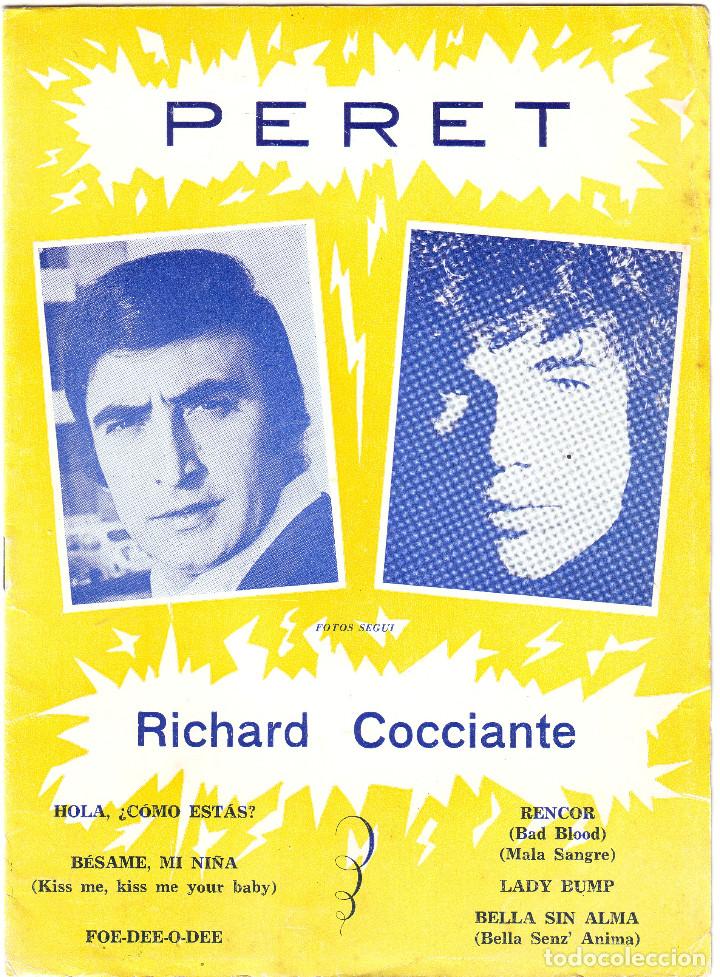 Cat&aacute;logos de M&uacute;sica: CANCIONERO DE PERET Y RICHARD COCCIANTE