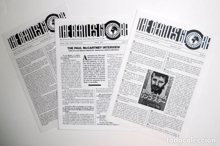 Catalogues de Musique: LOTE FANZINES FANZINE. BOLETIN INFORMATIVO THE BEATLES GLOBE. SFT.BEATLES FAN CLUB. MCCARTNEY