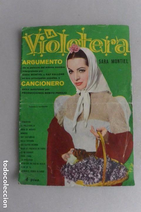 Catalogues de Musique: CANCIONERO SARA MONTIEL LA VIOLETERA