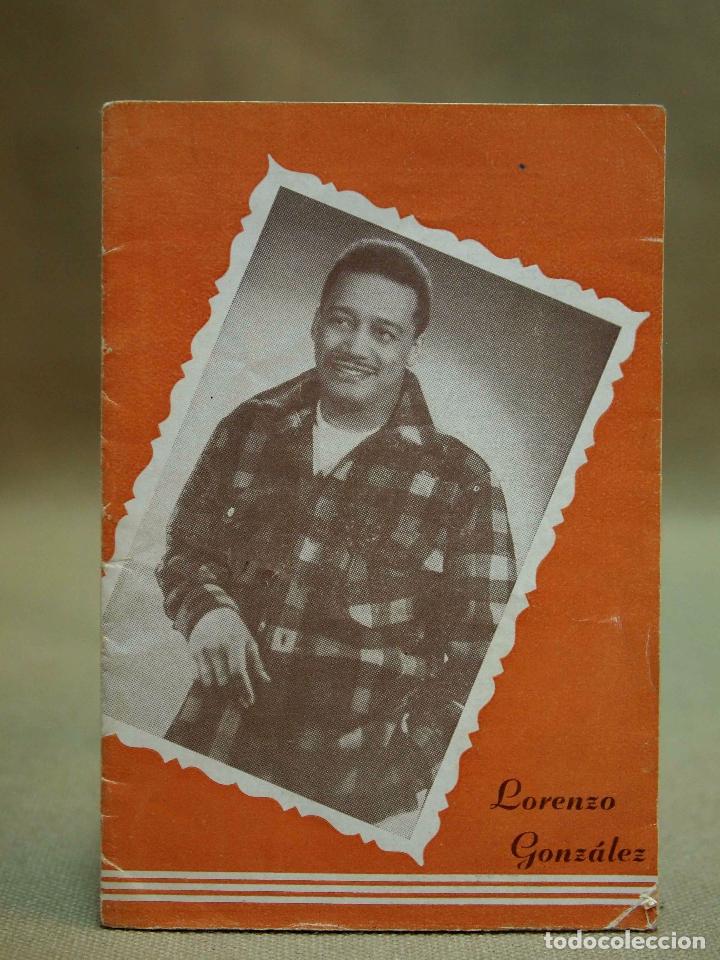 Catalogues de Musique: CANCIONERO, LORENZO GONZALEZ, ODEON