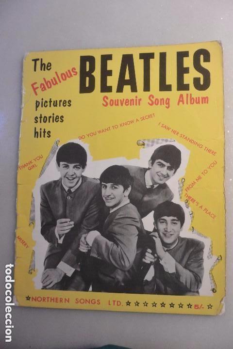 Cat&aacute;logos de M&uacute;sica: REVISTA THE FABULOUS BEATLES SOUVENIRS SONG ALBUM. LONDRES 1963