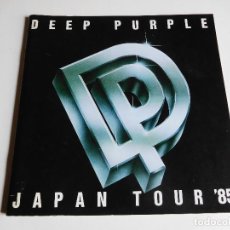 Catálogos de Música: PROGRAMA DE LA GIRA POR JAPÓN DE DEEP PURPLE AÑO 1985 JAPAN TOUR LIBRO 