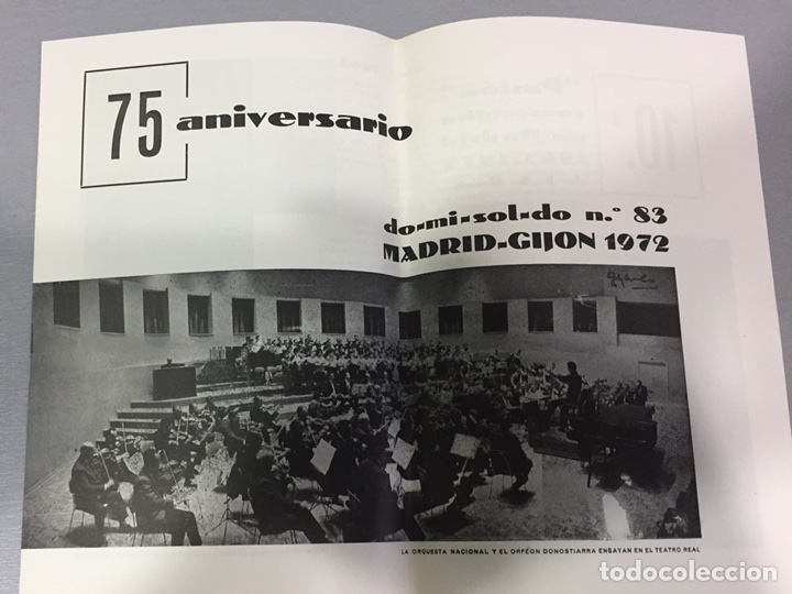 Cat&aacute;logos de M&uacute;sica: Programa conciertos del Orfe&oacute;n donostiarra 1972