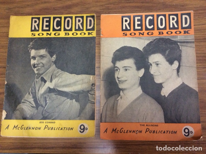 Catalogues de Musique: CANCIONERO. R&Eacute;CORD SONG BOOK. THE AALISON.JESS CONRAD.ORIGINALES EN INGL&Eacute;S.2 EJEMPLARES.
