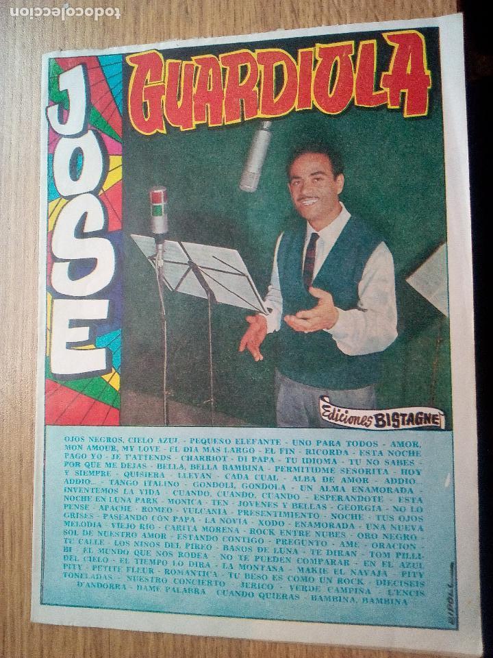 Cat&aacute;logos de m&uacute;sica: Jos&eacute; Guardiola. Cancionero - Foto 1