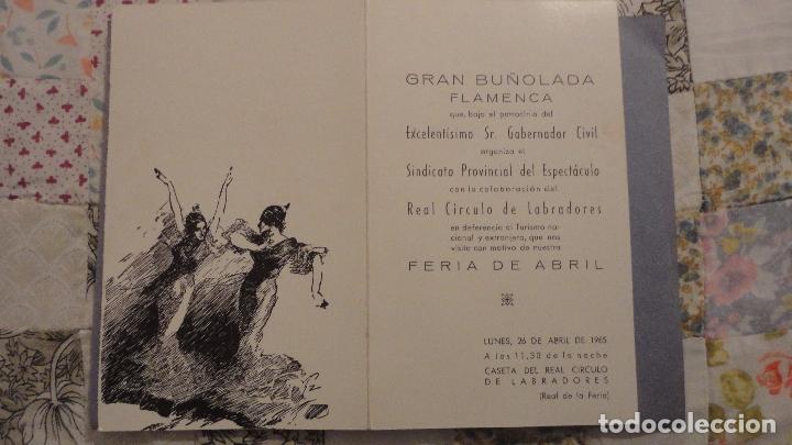 Catalogues de Musique: GRAN BU&Ntilde;OLADA FLAMENCA.CIRCULO LABRADORES.FERIA ABRIL.SEVILLA 1965.LOLA FLORES.MARISOL.VER INTERIOR!