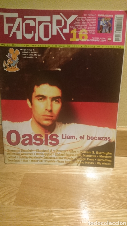 Cat&aacute;logos de M&uacute;sica: Factory 16 octubre-diciembre 1997 oasis