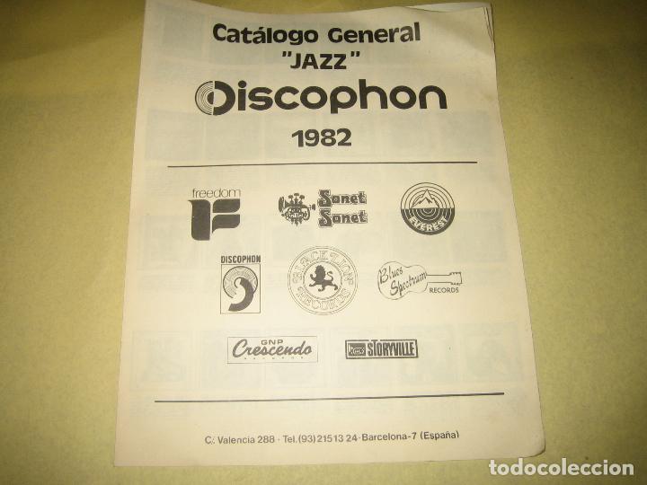 Cat&aacute;logos de M&uacute;sica: CATALOGO GENERAL DE JAZZ 1982