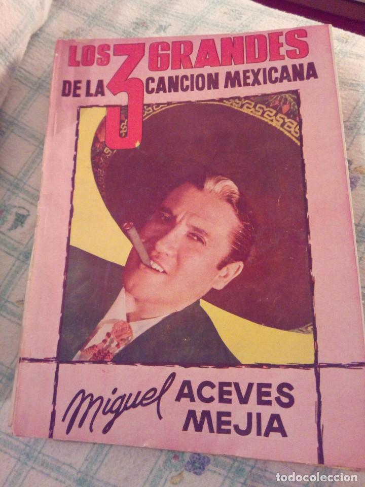 Cat&aacute;logos de M&uacute;sica: Los tres grandes de la cancion mexicana miguel aceves mejia