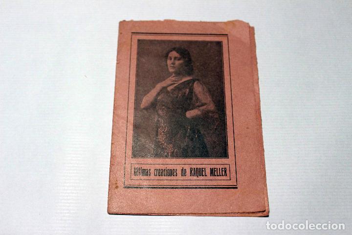 Cat&aacute;logos de M&uacute;sica: &Uacute;ltimas creaciones de Raquel Meller. Cupl&eacute; cancionero circa 1920