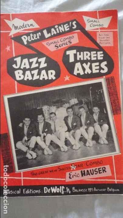 Cat&aacute;logos de M&uacute;sica: PETER LAINES'S SMALL COMBO.JAZZ BAZAR.THREE AXES.MUSICAL EDITIONS DE WOLF NAZAIRE.BELGIUM.