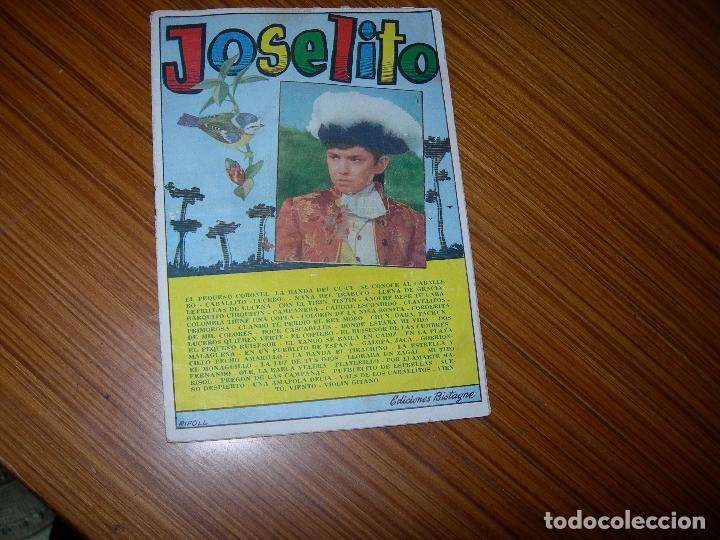 Cat&aacute;logos de M&uacute;sica: JOSELITO EDITA BISTAGNE