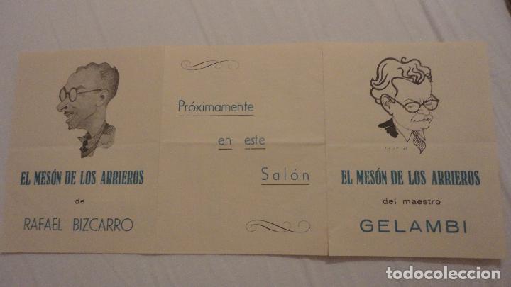 Cat&aacute;logos de M&uacute;sica: EL MESON DE LOS ARRIEROS.RAFAEL BIZCARRO.GELAMBI.SOCIEDAD CORAL VALLENSE.VALLS.TARRAGONA