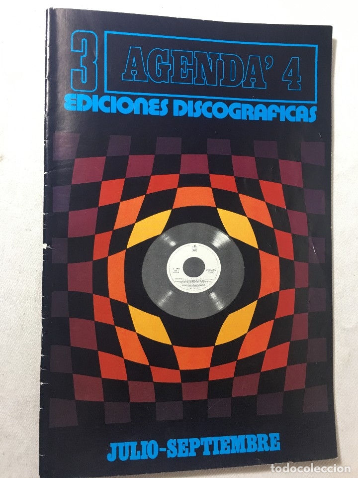 Cat&aacute;logos de m&uacute;sica: RA4 DISCO DISCOS CATALOGO AGENDA 4 ZAFIRO, ORIGINAL A&Ntilde;OS 70
