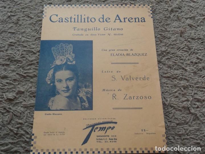 Cat&aacute;logos de M&uacute;sica: PARTITURA DE ELADIA BLAZQUEZ-CASTILLO DE ARENA