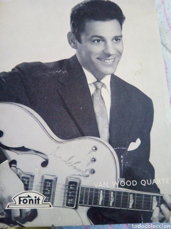 Cat&aacute;logos de M&uacute;sica: Postal Van wood quartet fonit dischi fonit