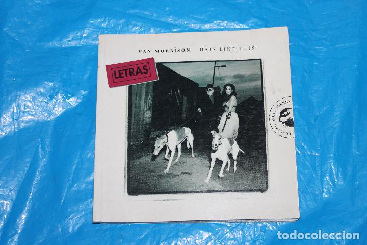 Cat&aacute;logos de m&uacute;sica: VAN MORRISON, DAYS LIKE THIS, LETRAS, CELESTE EDICIONES 1995 - Foto 1