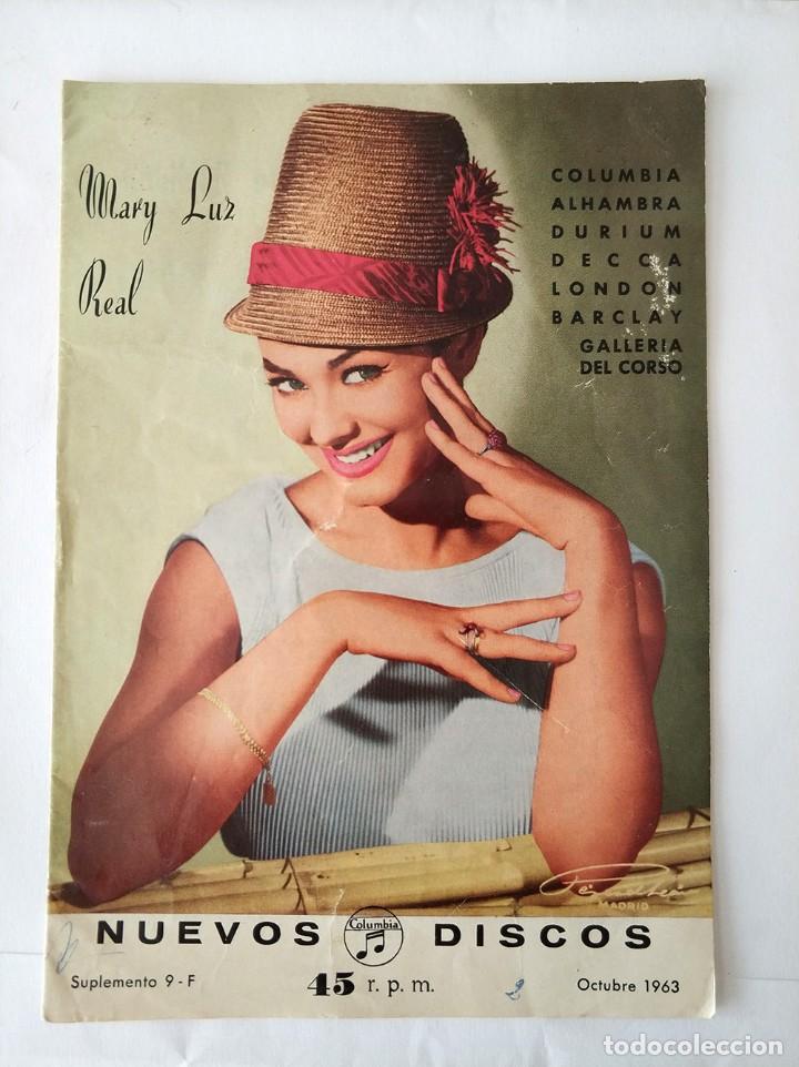 Cat&aacute;logos de M&uacute;sica: catalogo nuevos discos 45 rpm columbia octubre 1963 suplemento 9-F
