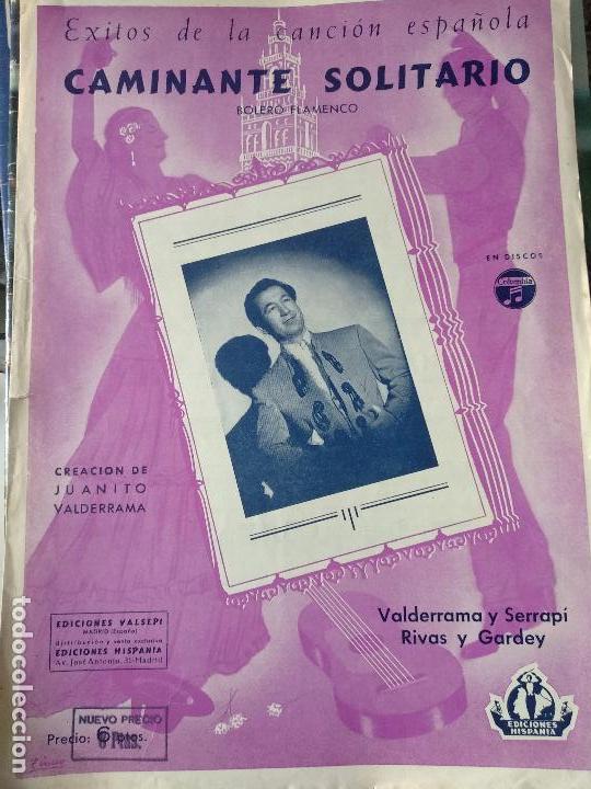 Cat&aacute;logos de M&uacute;sica: Caminante solitario Partitura ediciones hispania