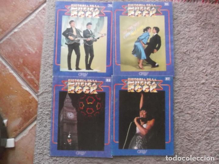 Cat&aacute;logos de M&uacute;sica: LOTE 4 FASTICULOS DE LA HISTORIA DE LA MUSICA ROCK-N&ordm; 81, 76, 82 Y 87
