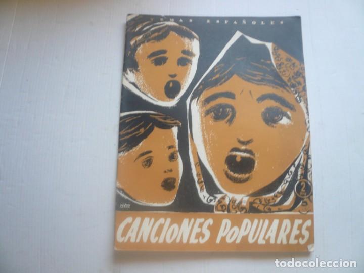 Cat&aacute;logos de M&uacute;sica: Canciones populares-Num 158