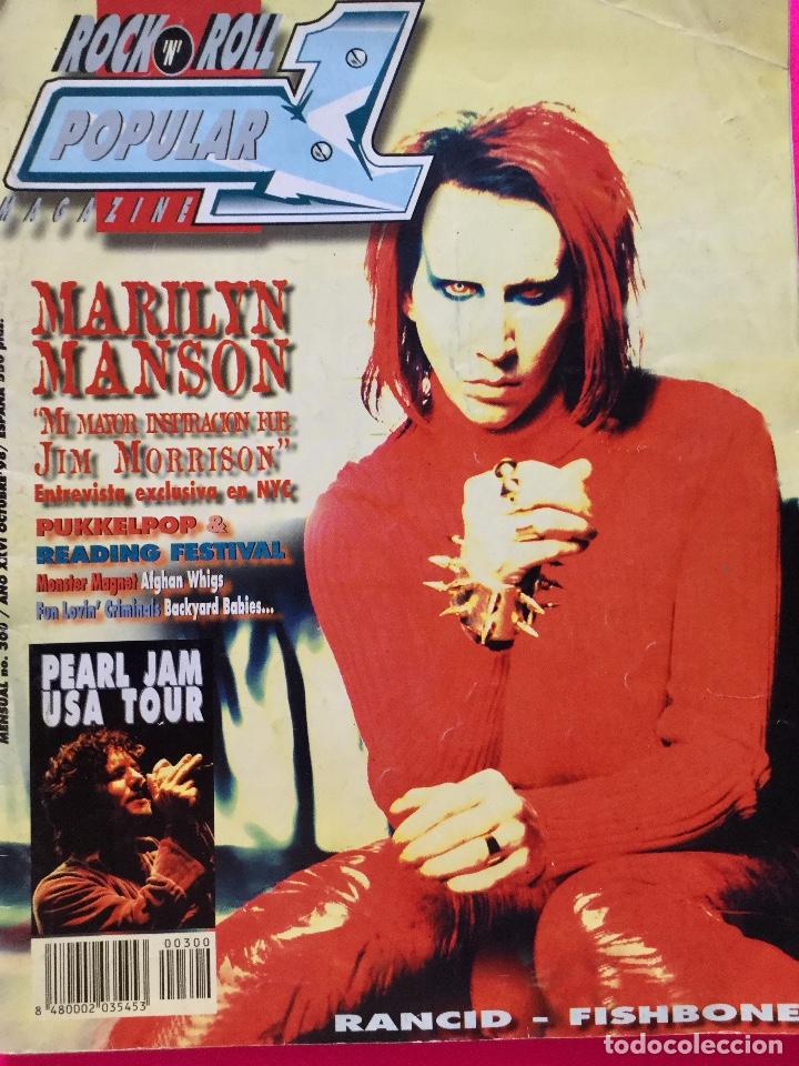 Cat&aacute;logos de m&uacute;sica: Popular uno. Marilyn Manson - Foto 1