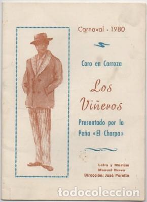 Cat&aacute;logos de M&uacute;sica: CARNAVAL DE CADIZ 1980. CORO LOS VI&Ntilde;EROS   A-C-1989