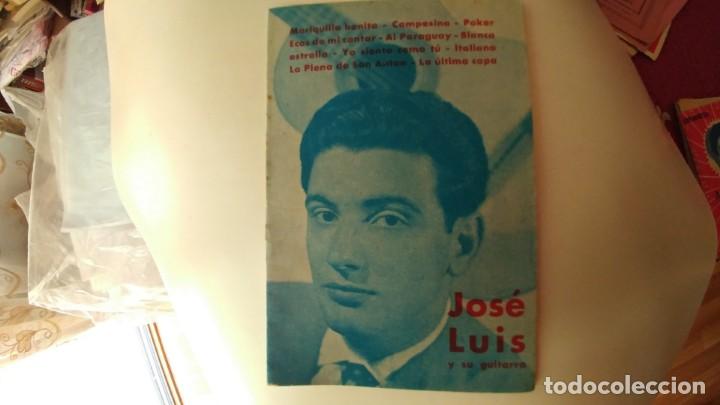 Cat&aacute;logos de M&uacute;sica: CANCIONERO DE JOSE LUIS Y SU GUITARRA