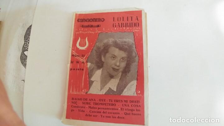 Cat&aacute;logos de M&uacute;sica: CANCIONERO DE LOLITA GARRIDO