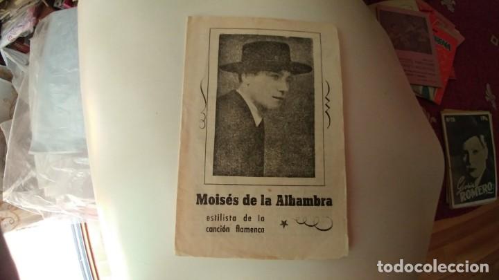 Cat&aacute;logos de M&uacute;sica: CANCIONERO DE MOISES DE LA ALHAMBRA-2 HOJAS