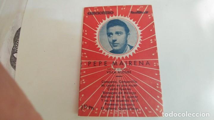 Catalogues de Musique: CANCIONERO DE PEPE MAIRENA