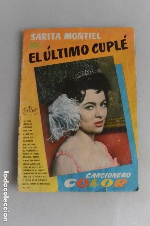 Catalogues de Musique: CANCIONERO SARA MONTIEL EL ULTIMO CUPLE