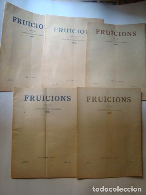 Cat&aacute;logos de M&uacute;sica: FRU&Iuml;CIONS. PORTAVEU DE L&rsquo;ASSOCIACI&Oacute; DE CONCERTS. PAU CASALS (N&ordm; 44 45 46 57 61, 1930-1931-1932). 5.