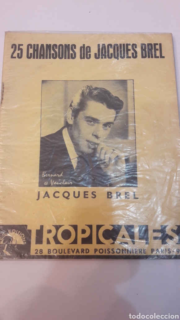 Cat&aacute;logos de m&uacute;sica: 25 chansons de Jacques Brell Tropicales - Foto 1