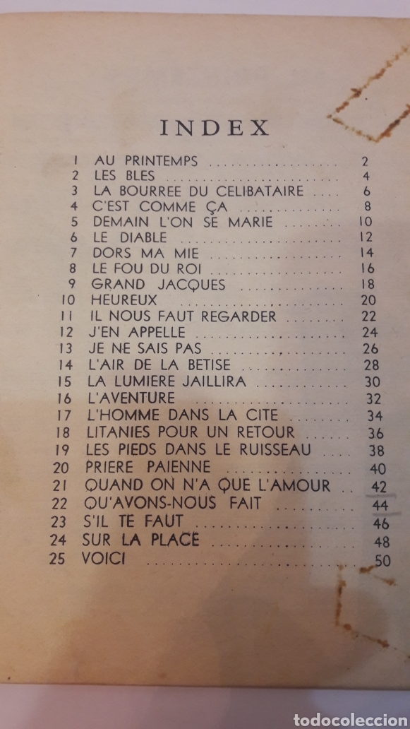 Cat&aacute;logos de m&uacute;sica: 25 chansons de Jacques Brell Tropicales - Foto 2