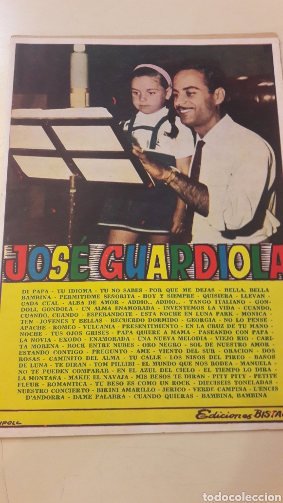 Cat&aacute;logos de m&uacute;sica: Cancionero Jose Guardiola - Foto 1