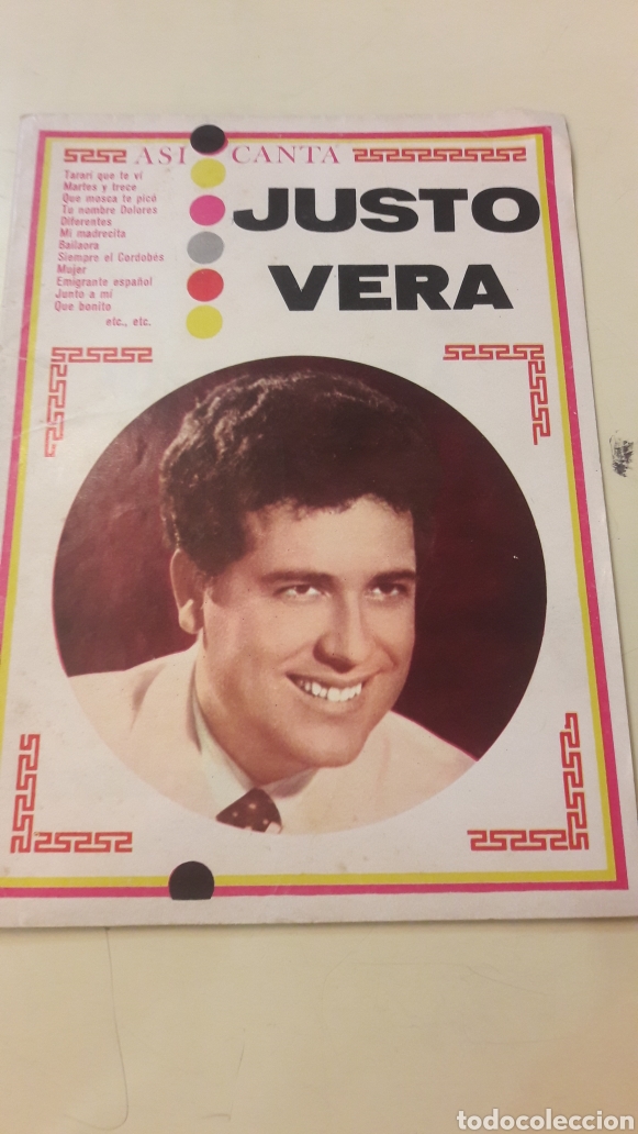 Cat&aacute;logos de m&uacute;sica: Cancionero Justo vera - Foto 1
