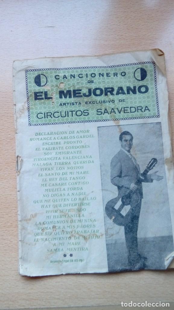 Cat&aacute;logos de M&uacute;sica: CANCIONERO ANTIGUO EL MEJORANO 1963 SE VE USADO Y SOBADO