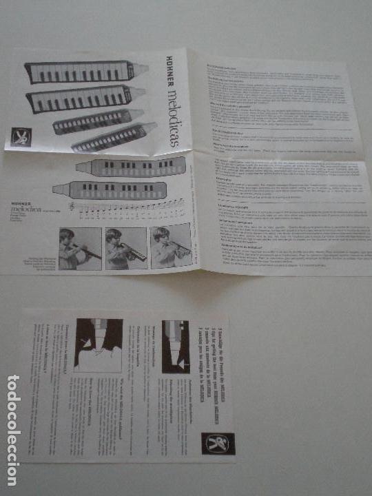 Cat&aacute;logos de M&uacute;sica: HOHNER MELODICA // INSTRUCCIONES METODO A&Ntilde;OS 60/70