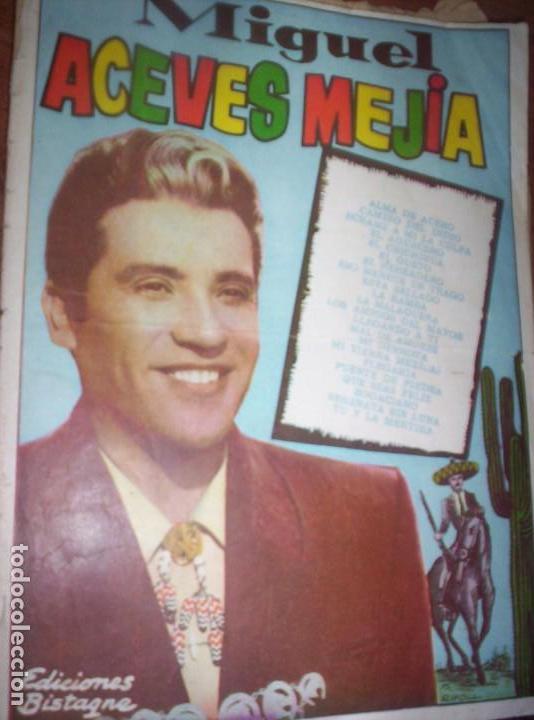 Cat&aacute;logos de M&uacute;sica: CANCIONERO - MIGUEL ACEVES MEJIA - ED. BISTAGNE